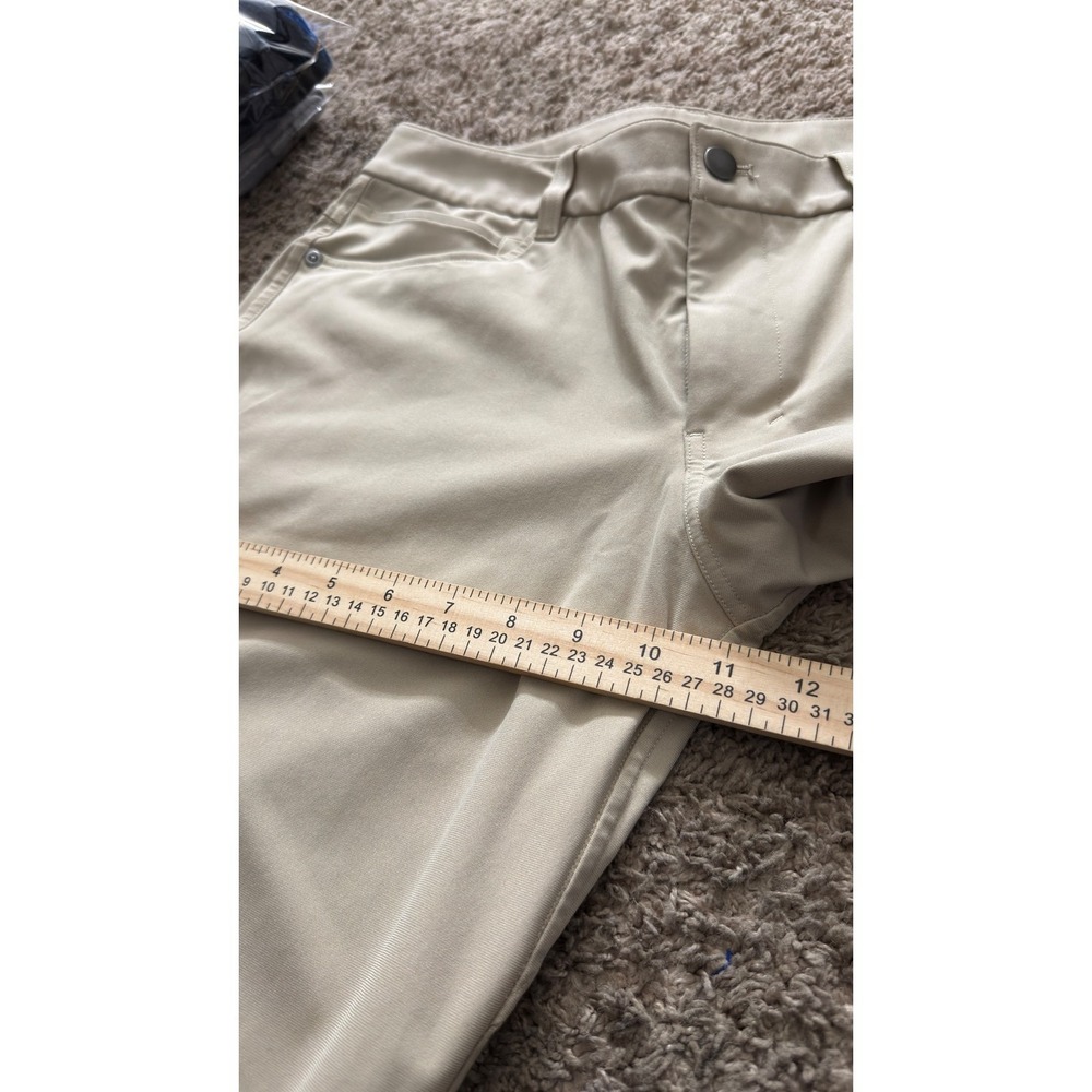 Lululemon Commission Pant Slim Tan Khaki Technical Chino Mens 31x27.5 zz109 - Picture 2 of 6